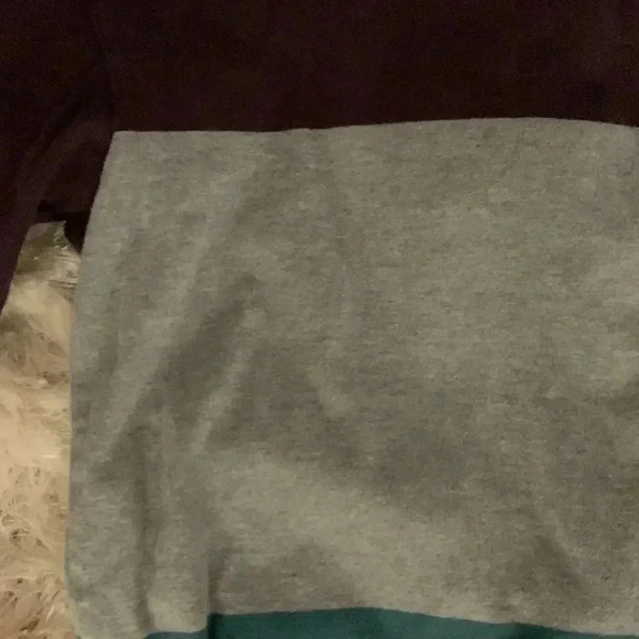 Topman Mens T-shirt purple/grey/green size M - Picture 3 of 5